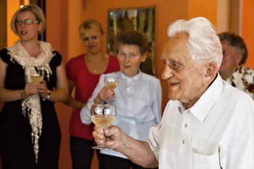 Pan Karel Sluka oslavil 100 let